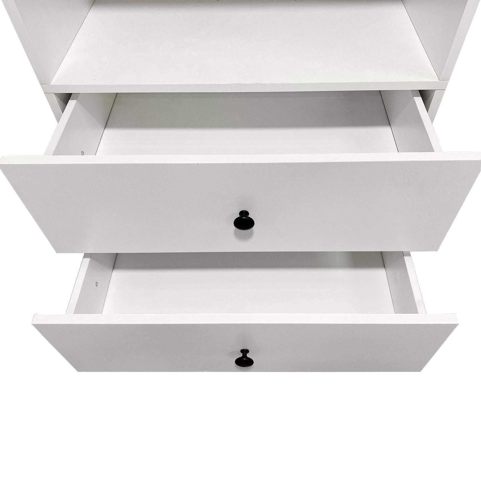 Système Organisateur de Placard B1 : Organisateurs de Placard Montés au Mur et Rangement pour Dressing, Étagères et Rangement Moderne pour Chambre 80cm L x 40.8cm P x 80cm H