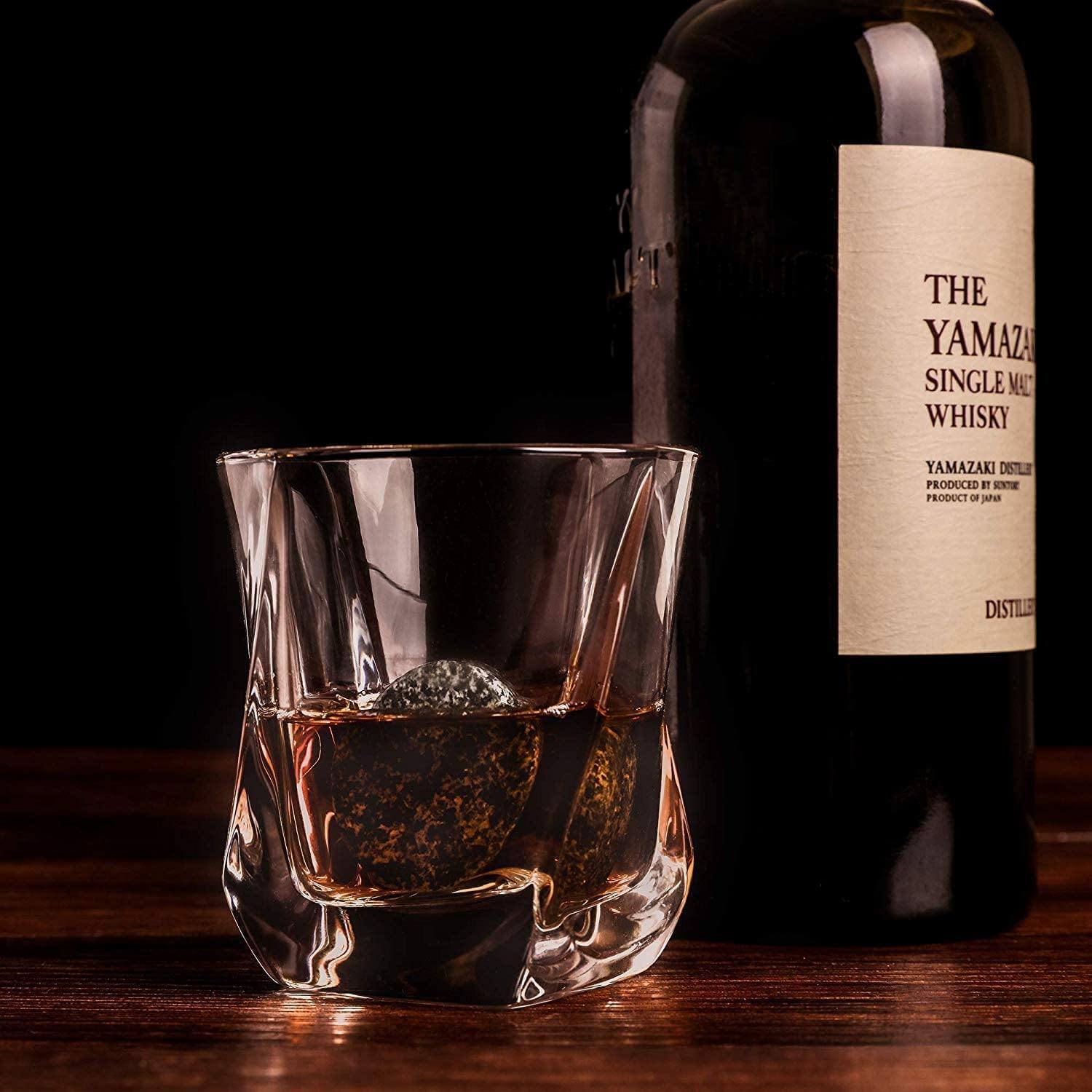 Le Set du Connaisseur - Édition Pierres à Whisky & Verre Torsadé