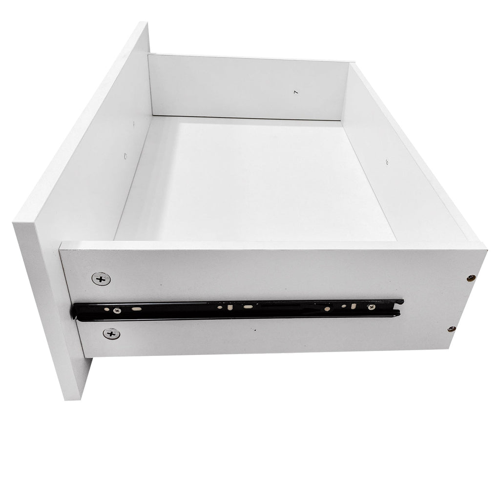 Système Organisateur de Placard B1 : Organisateurs de Placard Montés au Mur et Rangement pour Dressing, Étagères et Rangement Moderne pour Chambre 80cm L x 40.8cm P x 80cm H