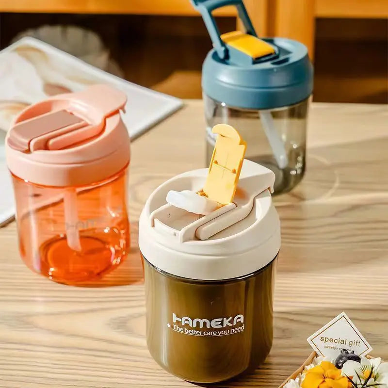 Gobelet Portable 500ml en Plastique pour Boissons Chaudes et Froides
