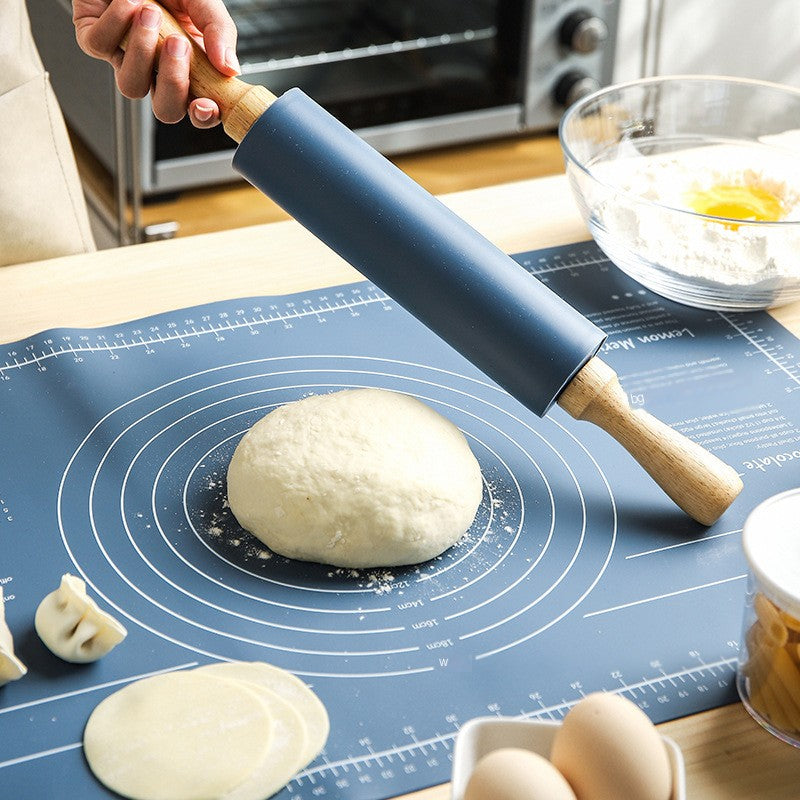 Rouleau à pâtisserie épais antidérapant et grand tapis antiadhésif