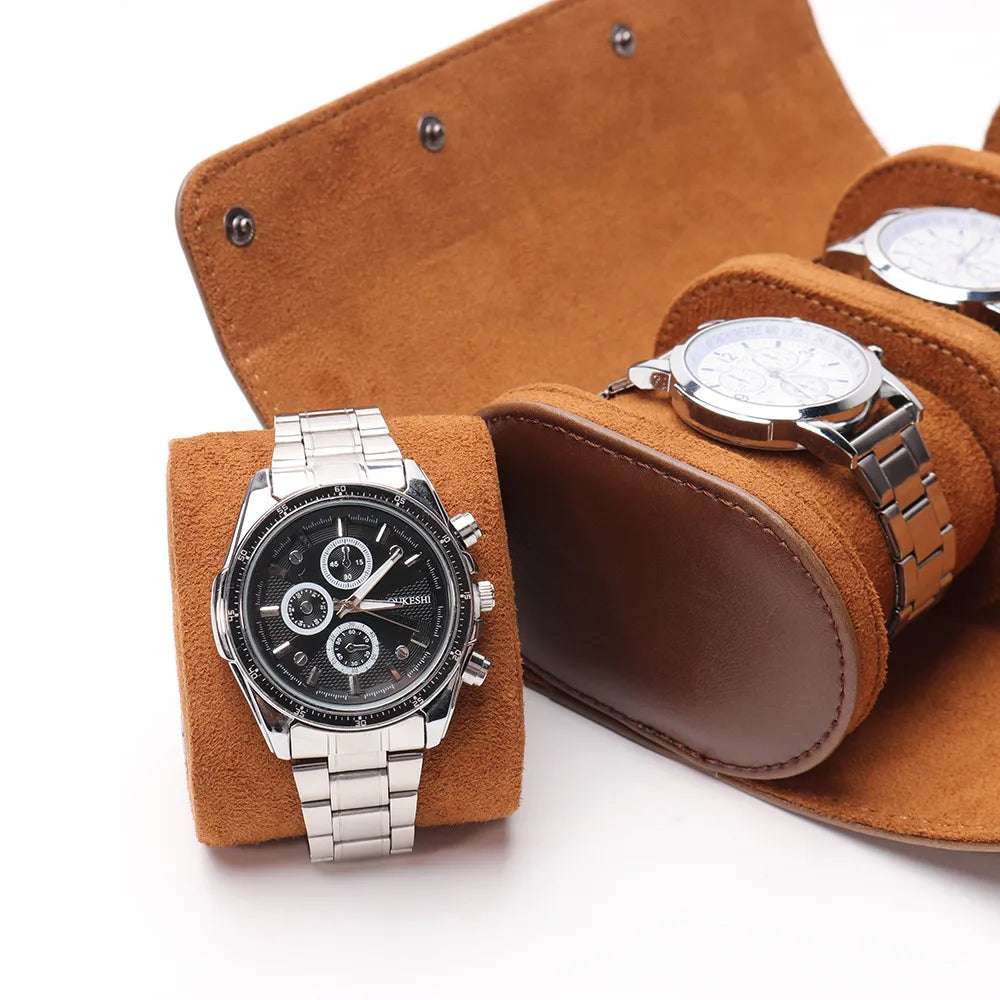 Étui de Voyage pour Montres 3 Emplacements