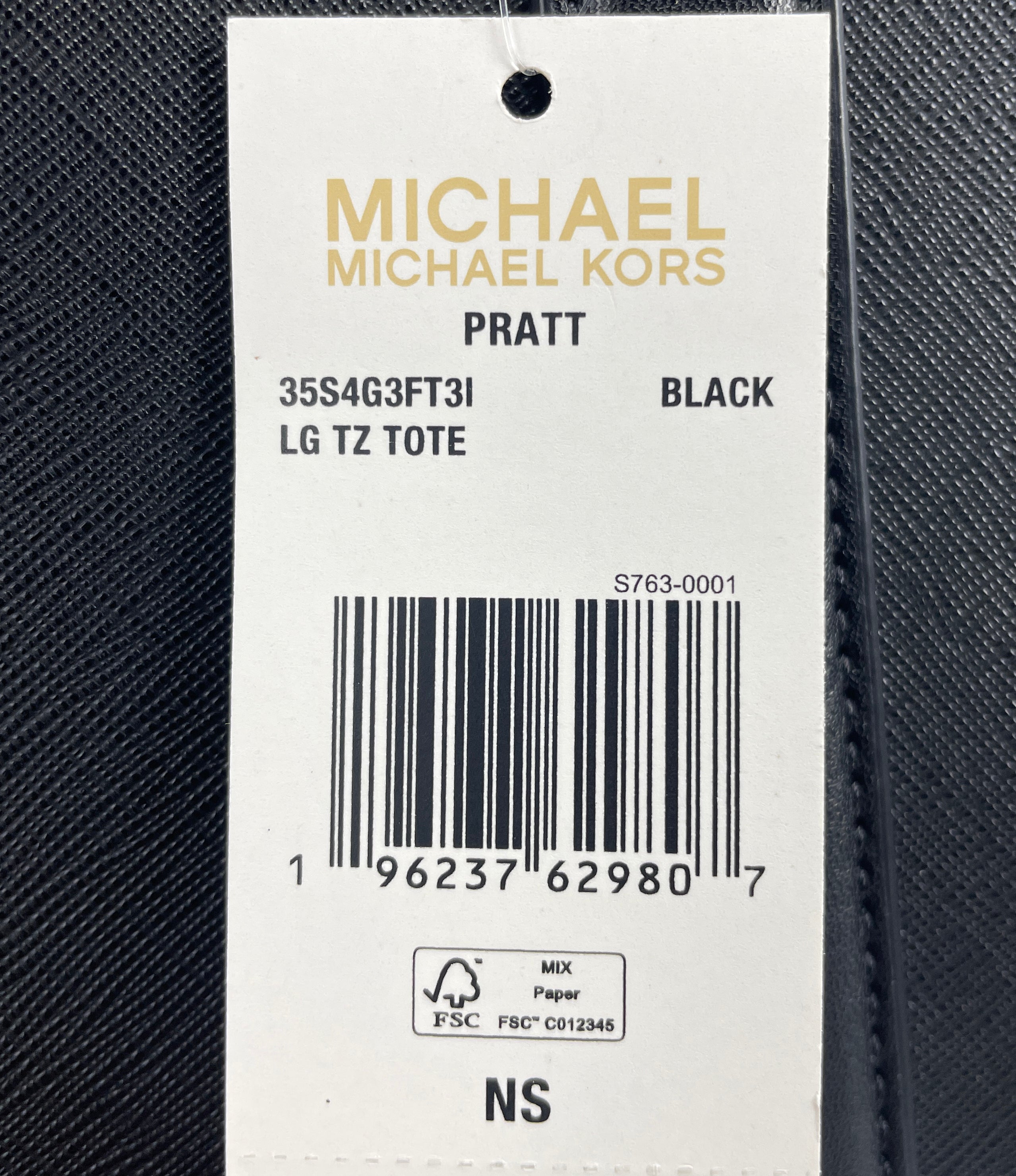 Michael Kors Grand Sac Cabas à Épaule Pratt avec Fermeture Éclair
