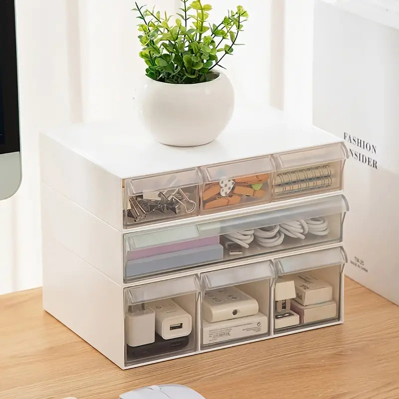 Boîte Organisatrice Sous Bureau avec Rangement Multigrille